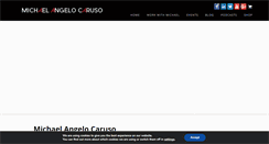 Desktop Screenshot of michaelangelocaruso.com