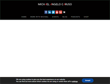 Tablet Screenshot of michaelangelocaruso.com